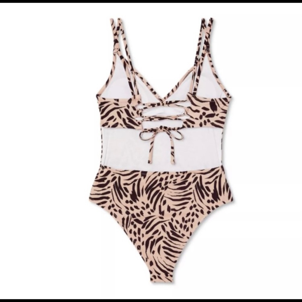Shade and Shore Animal Print Monokini - Picture 2 of 10